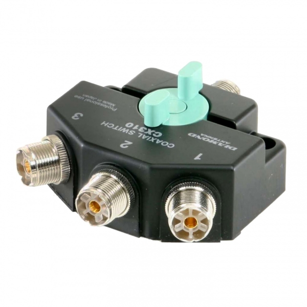 CX-310 Chave coaxial 3 posi��es conector UHF