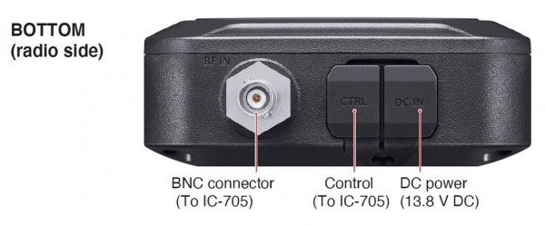 AH-705 Acoplador de Antena Icom para R�dio IC-705