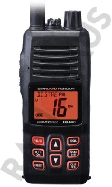 HX-400 Transceptor VHF Mar�timo com Canais LMR