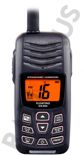 HX-300 Transceptor Port�til Mar�timo VHF (Flutua)