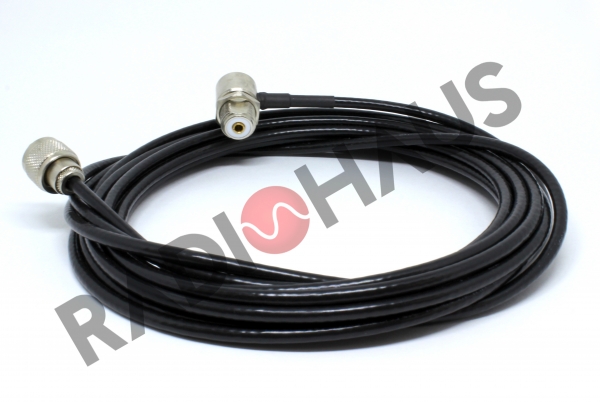 RH-C55 Cabo Coaxial com Conector Macho UHF p/ Rdio e Fmea UHF p/ Antena. 