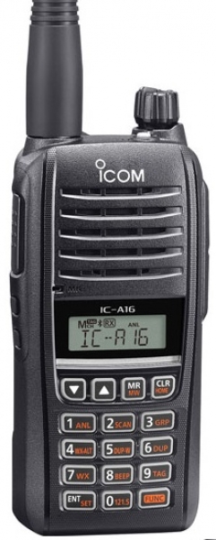IC-A16B Transceptor Porttil Aeronutico 6W (Com Bluetooth) ICOM